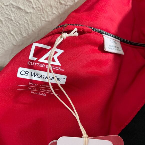 NWT Google DevRel Google Cloud Next Cutter & Buck WeatherTec Jacket Large NEW - Picture 4 of 13